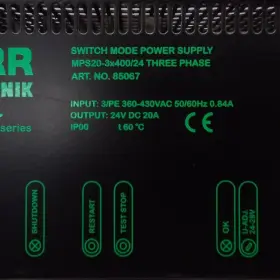 85067 Murr Elektronic Mps Power Supply 3 Phase 340-460vac Used #2