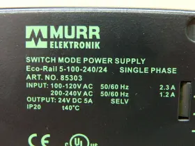 5-100-240 Murr Elektronik 5-100-240/24 Switch Mode Power Supply Eco-rail #3
