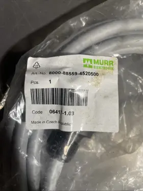 8000-88559-4520500 Murr Elektronik Electronics Cap For D-box M12 8-way 5 Pole