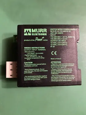 85373 Murrelektronik 85372 Murr Elektronik 12v Dc 2.5amp / Brand Used Fully Tested A1ok
