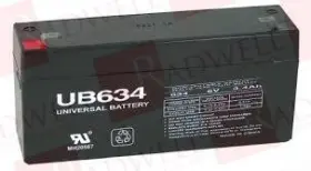 Ub6-3.4 National Battery / Ub634 Used