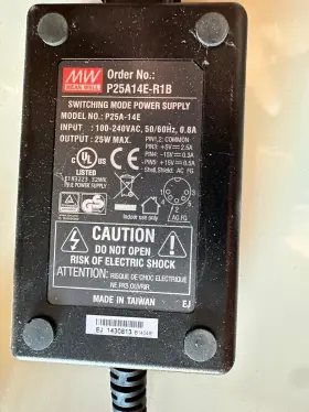 P25a-14e Natus Neurology Switching Mode Power Supply 25w 0.8a Adapter 5 Pin #3