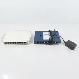 Gs108v4 Netgear Gs608v3 And 8-port Ethernet Switches With 1 Power Supply Lot Of 2
