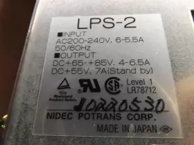 319a6784614 Nidec Potrans Lps-2 Power Supply T46541 #2