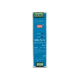Ndr-75-12 Nofuel Din Rail Mount Ac-dc Switching Power Supply 12v 6.3a 75w Us Stock