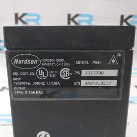 131739g Nordson Tested Ps40 Power Supply 24vdc #3