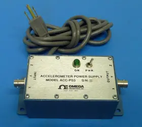 Acc-ps3 Omega Accelerometer Ac Power Supply Single Channel Turns On