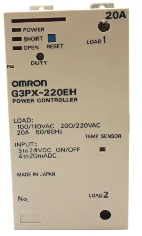 G3px-220eh Omron Power Controller 20a 220vac 50/60hz #3