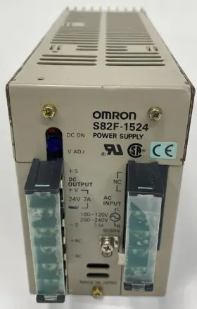 240vac-prim Omron S82f-1524 Switching Power Supply 150w 24vdc-sec. 7amp 120/240vac-prim