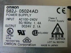 S82j-05024ad Omron Power Supply 24v 2.1a #3