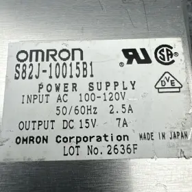 S82j-10015b1 Omron Power Supply Input Ac 100-120v Output Dc 15v 7a Used #2