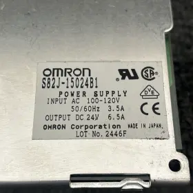 S82j-15024b1 Omron Power Supply Input Ac 100-120v Output Dc 24v 6.5a Used #2