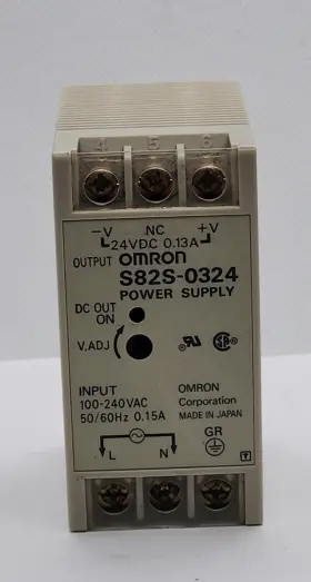 S82s-0324 Omron 100-240vac 0.15a Power Supply 1es2-2
