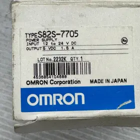 S82s-7705 Omron Switch Mode Power Supply 12-24vdc 1.2a Made In Japan