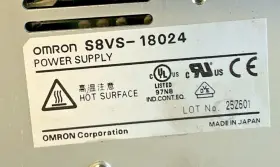 S8vs-18024 Omron Power Supply 50/60hz 240vac 2.9a #3