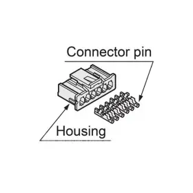 Cn-66a Panasonic Power Supply Connector Mfgd