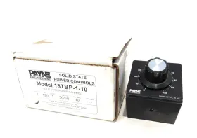 18tbp-1-10 Payne Engineering New Ss Power Control 18tbp110