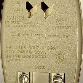 Tf3000 Pelco Camera Power Supply 120-24vac Class 2 50va