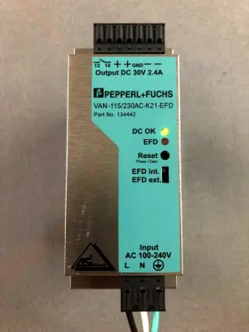 230ac-k21-efd Pepperl Fuchs 134442 Van-115/230ac-k21-efd As-interface Power Supply 30vdc 85-264vac