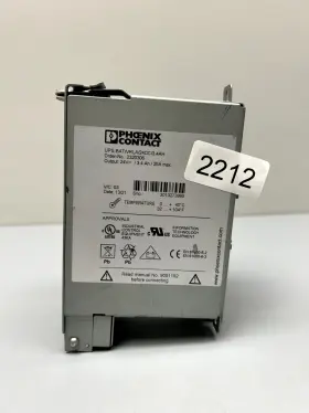 2320306 Phoenix Contact Ups-bat/vrla/24dc/3.4ah Battery Backup 24dc 3.4ah 24v 25amax #2
