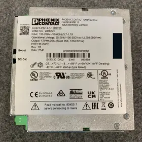 2866721 Phoenix Contact Din Rail Power Supply 100-240v 50/60hz 3.7-1.7a