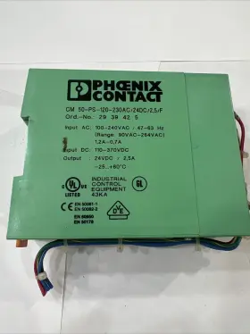50-ps-120-230ac Phoenix Contact 2939425 Cm 50-ps-120-230ac/24dc/2 5/f 24 Vdc 2.5 A Power Supply #2