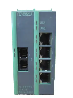 53715dn Phoenix Contact 4tx/fx Fl Switch 28 32 810 31 Zn 24v Dc 180ma