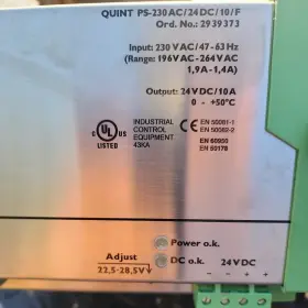 2939179 Phoenix Contact Ps-230 Ac/24dc/10 1x Quint Power Supply