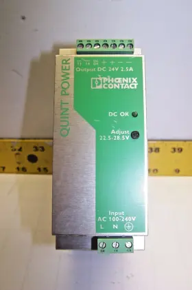 Quint-ps-100-240ac Phoenix Contact Quint-ps-100-240ac/24dc/2 Power Supply 120-240vac In 24vdc Out 5 #2