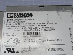 T248921 Phoenix Contact Quint-ups/1ac/1ac/500va Uninterruptible Power Supply #3