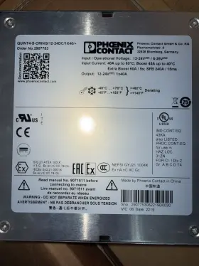 2907753 Phoenix Contact Quint4-s-oring/12-24dc/1x40/ Power Supply Unit
