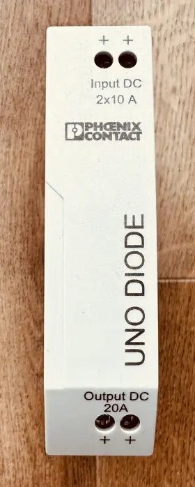 Phoenix Contact Uno-diode/5-24dc/2x10/1x20 Redundancy Module