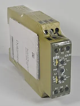 100810 Pilz 837285 New S3um Power Supply Safety Volt Monitor Relay Unit Module
