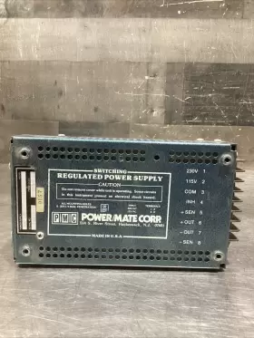 Sw-12e Pmc Power/mate Corr Regulated Power Supply 115/230v Used Surplus