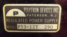 P53-12t Polytron Devices 290 Regulated Power Supply T21318 #2
