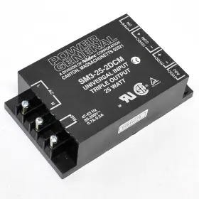 Sm3-25-2dcm Power General Nidec Triple Output Dc Supply 5v /-15v 25w Tested