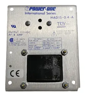15-0.4-a Power One International Series Had Supply 15 Vdc