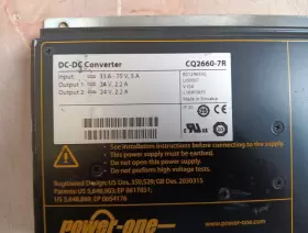 Cq2660-7r Power-one Dc-dc Converter 33.6-75v In 24v 2.2a Out Warranty #2