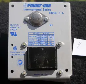 Hb48-.5-a Power One Power-one Hb48-.5 Supply 48vdc 0.5a Rfe Ps2