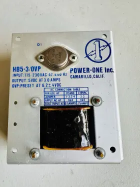 Supply-hb5-3 Power One Hb5-3/0vp Supply-hb5-3/0vp