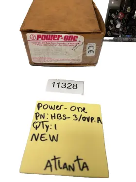 Hbs-3 Power One Hbs-3/ovp-a Power-one Supply 100-120/220-240vac