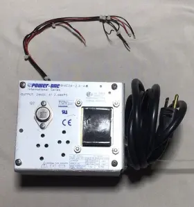 Hc24-2.4-a Power-one 24 Vdc At 2.4 Amps Supply With Cord