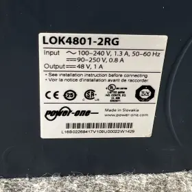 Lok4801-2rg Power One Power-one Supply 48w Output 48vdc 1a Input 85-264vac Used #2