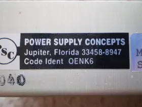 906528 Power Supply Concepts 906529 Psc221 15vcd 2.5a 5vdc 2a -15vdc 1a #2
