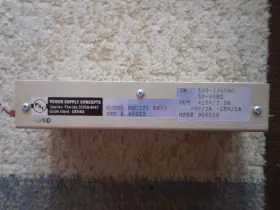 906528 Power Supply Concepts 906529 Psc221 15vcd 2.5a 5vdc 2a -15vdc 1a