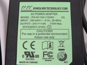 Pw-m110a-1y240g Power-win Switching Ac/dc Adapter 24vdc 4.6a 110w Used #2
