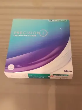 Pwr-4.25 Precision 730822324991 1 90 One Day Contact Astigmatism -0.75 Axis 020 Exp 2027-09