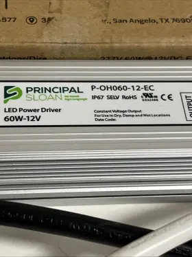 P-oh060-12-ec Principal Sloan Led Power Driver 60w-12v #3