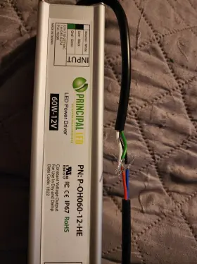 P-oho60-12-he Principal P-oh060-12-h Class 2 Led Driver 60w 5 Amp 12v Output I110-277 Vac Ip67 #2