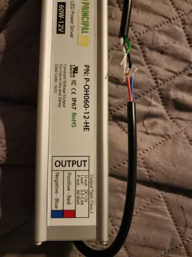 P-oho60-12-he Principal P-oh060-12-h Class 2 Led Driver 60w 5 Amp 12v Output I110-277 Vac Ip67 #3